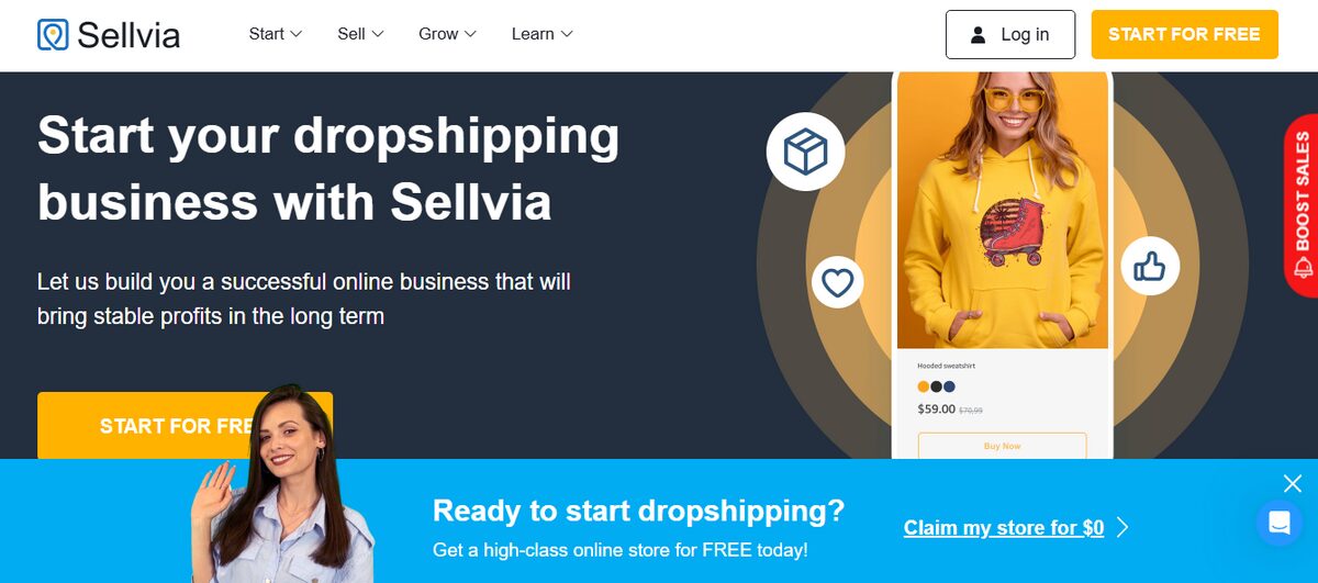 Sellvia dropshipping supplier from California