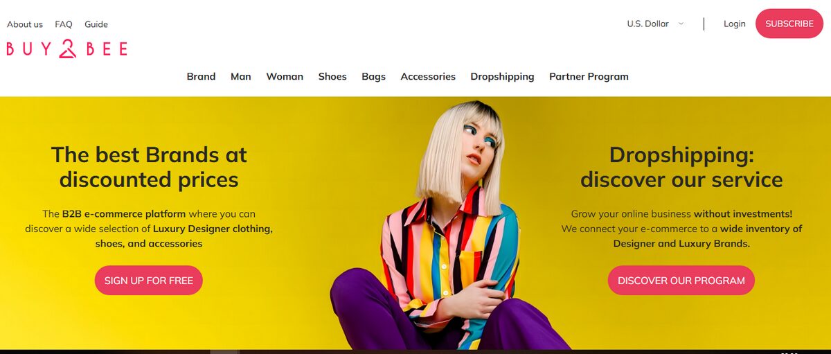 Buy2Bee Homepage fashion supplier for US Based Dropshippers