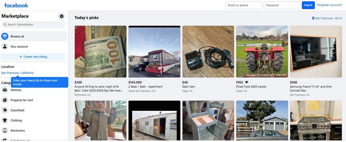 facebook marketplace UK ecommerce selling channel