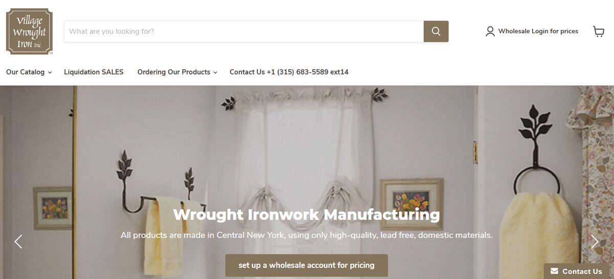 Village wrought iron homepage supplier