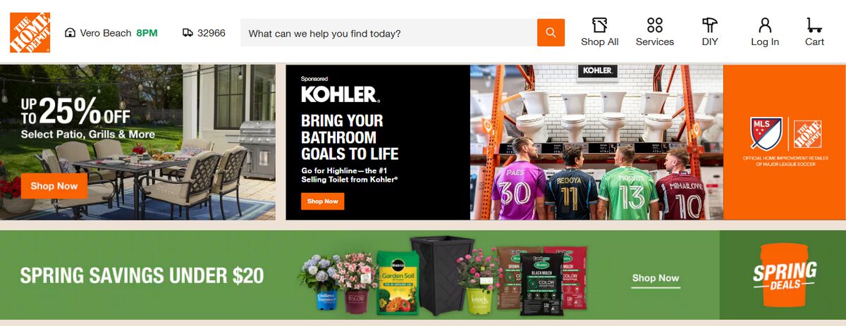 The Home Depot Homepage