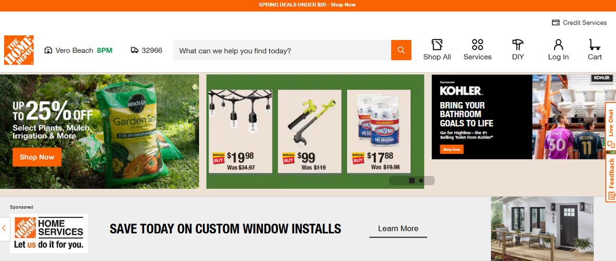 Etsy dropshipping supplier The Home Depot