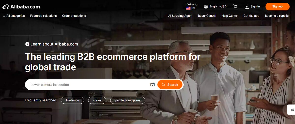 Alibaba as etsy dropshipping supplier