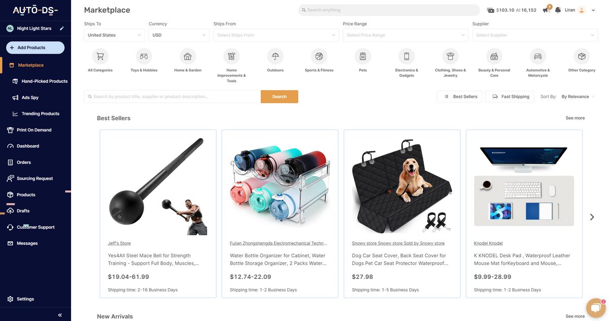 AutoDS Warehouse Dropshipping Suppliers In Europe