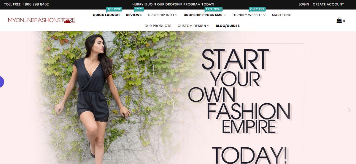 My Online Fashion Store dropshipping supplier from California