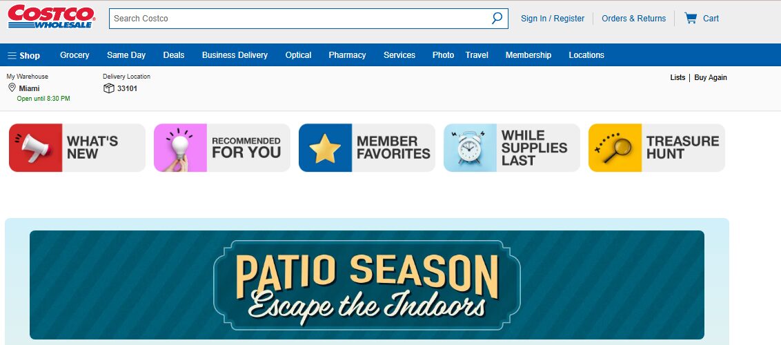 Cotsco Homepage