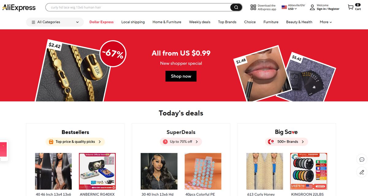 AliExpress Dropshipping Supplier EU