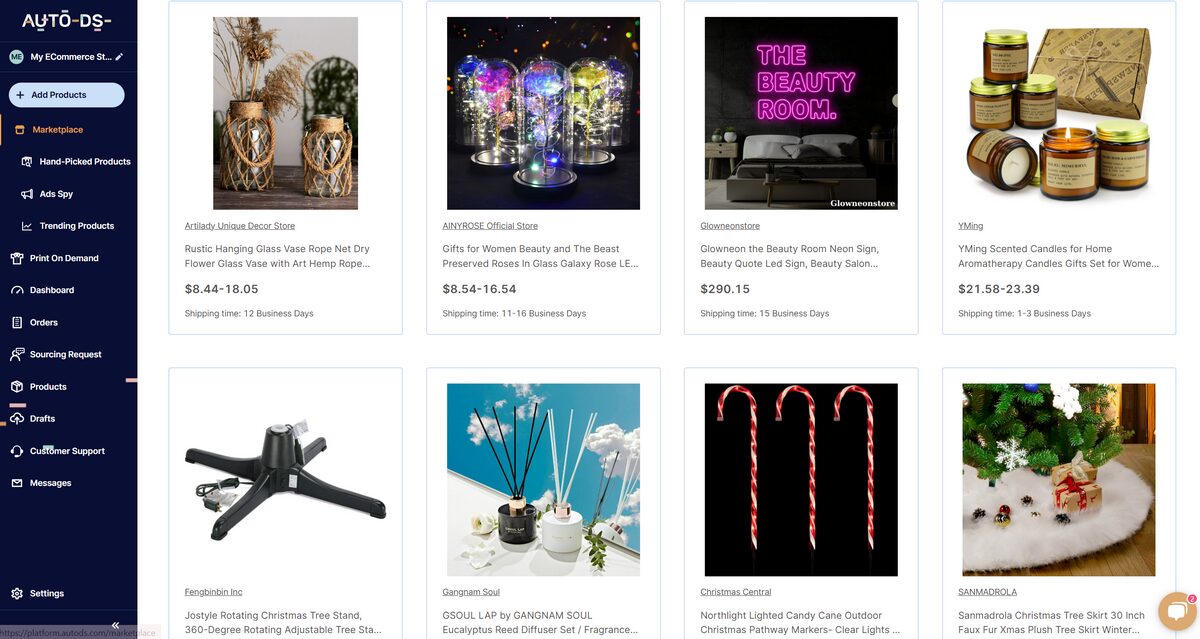 AutoDS Warehouse And Private Suppliers Home Decor