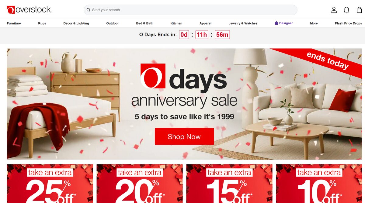 overstock for dropshipping home decor in the USA