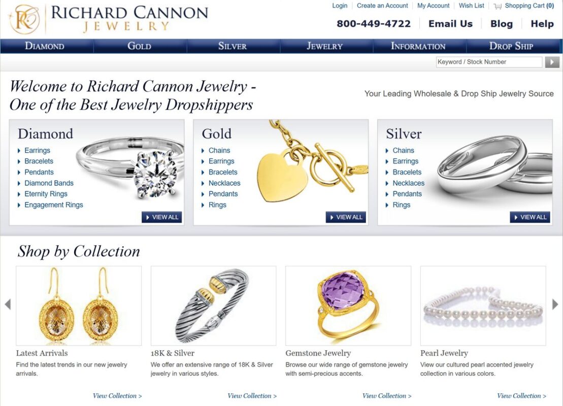 Richard Cannon Jewelry Suppliers For Dropshipping