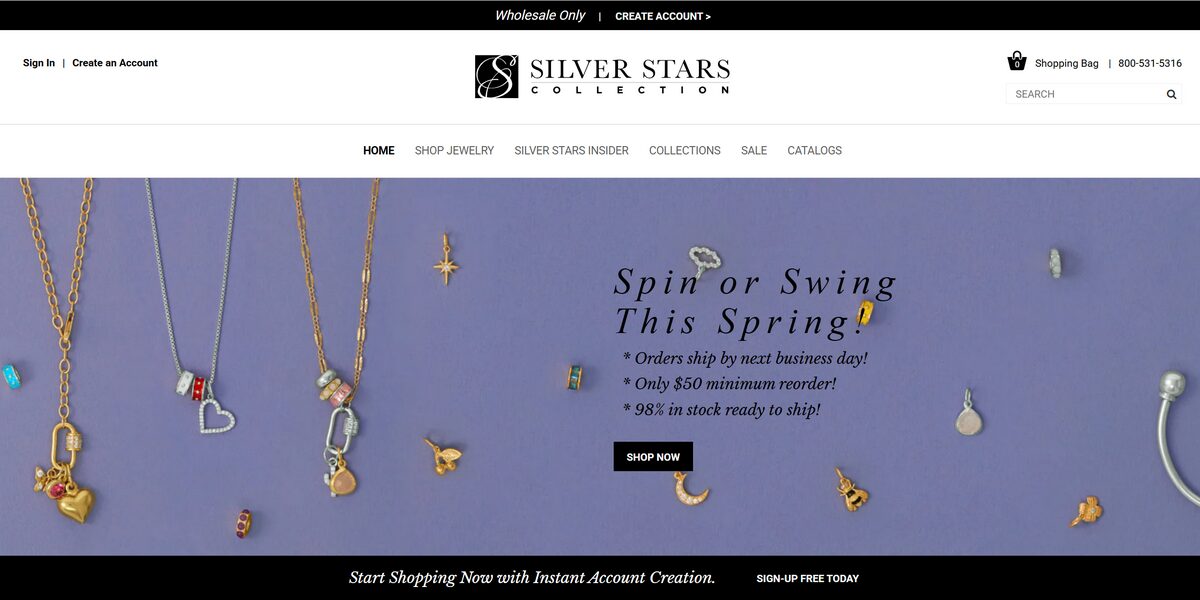 MMA Silver wholesale supplier for the jewelry niche