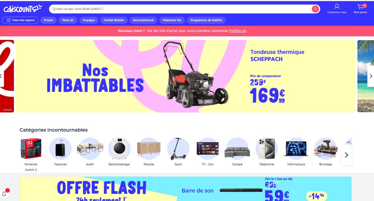 CDiscount for dropshipping in France