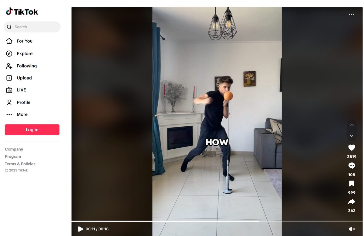 boxing speed bag tiktok ad for dropshipping in june 2025