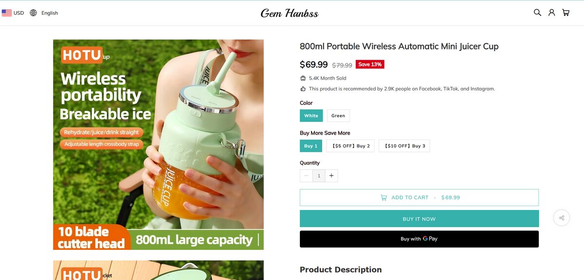spots bottle tiktok ad for summer dropshipping