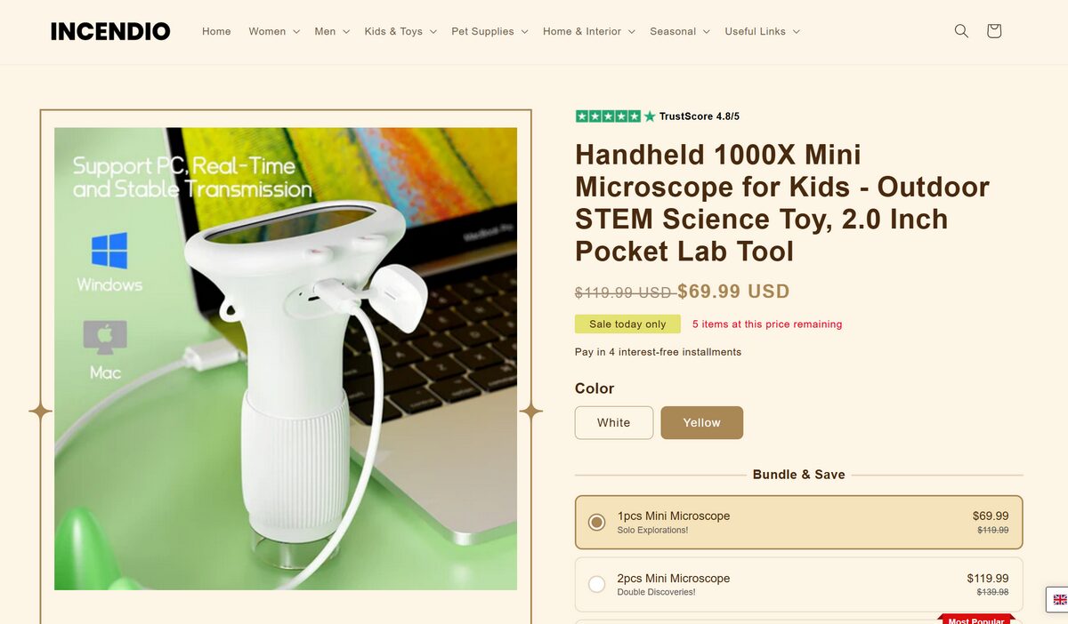dropshipping microscope equipment in June 2025