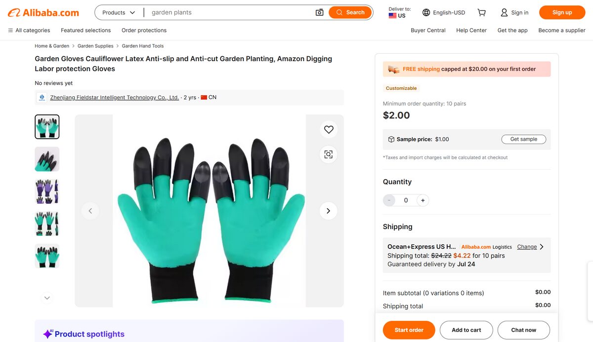 digging gloves for gardening dropshipping items 2025