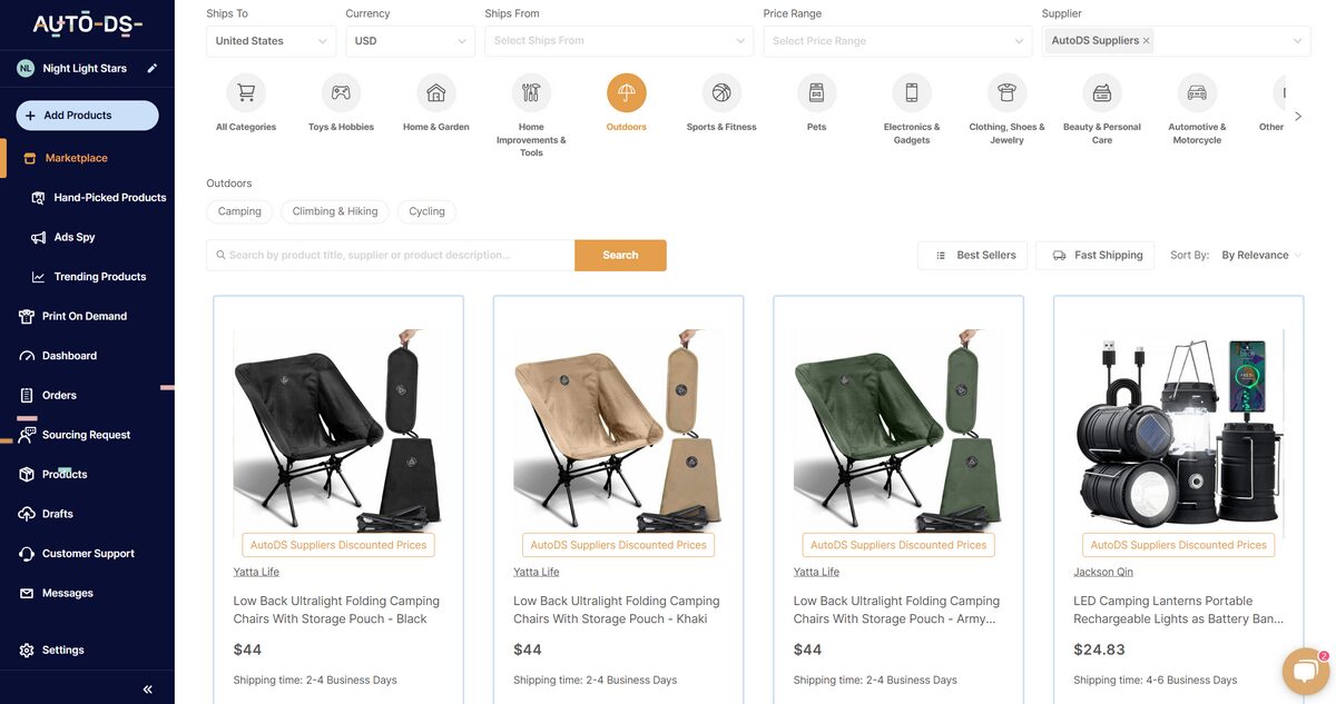 AutoDS Private Suppliers for dropshipping the best items in June 2025