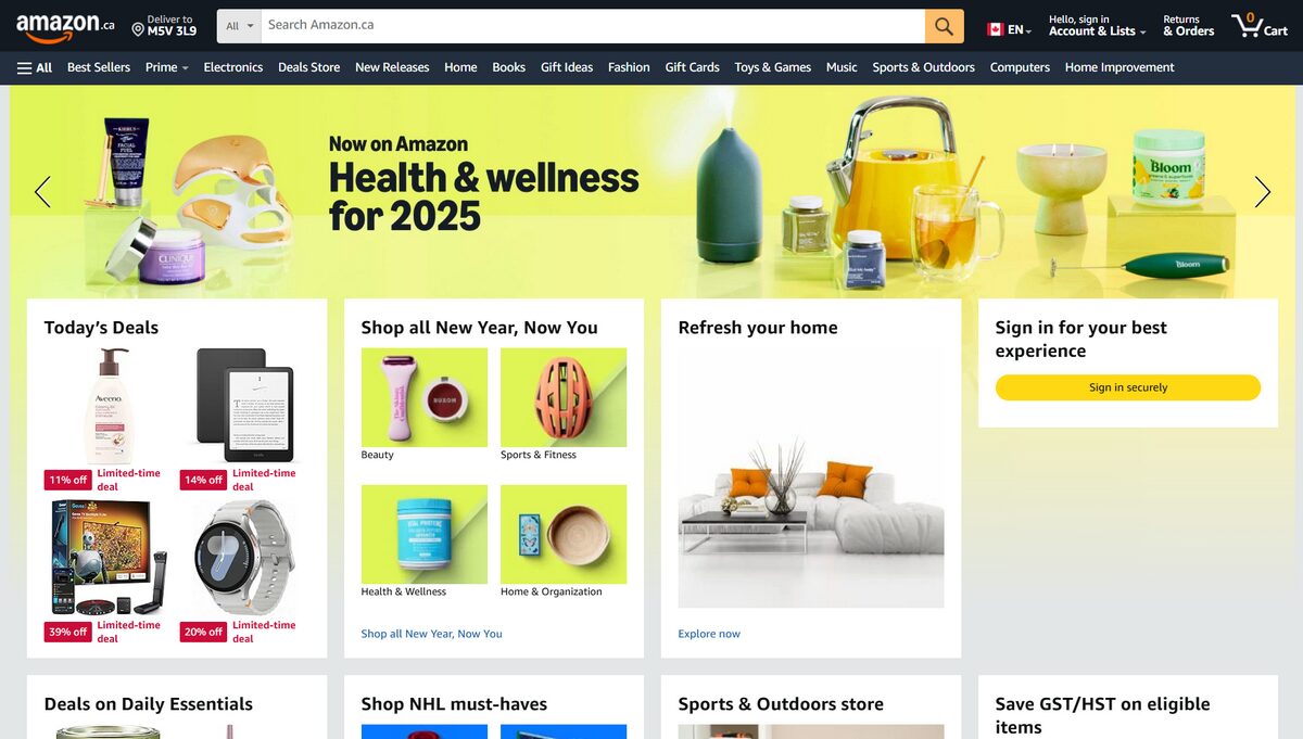 Amazon canada