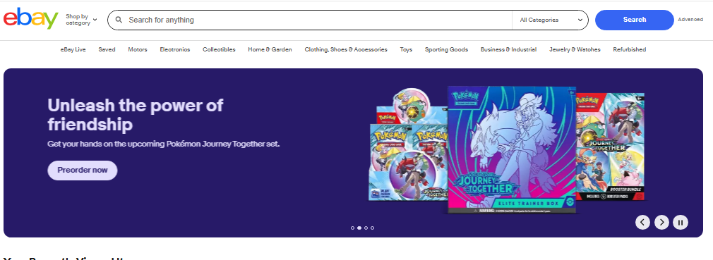 eBay Homepage