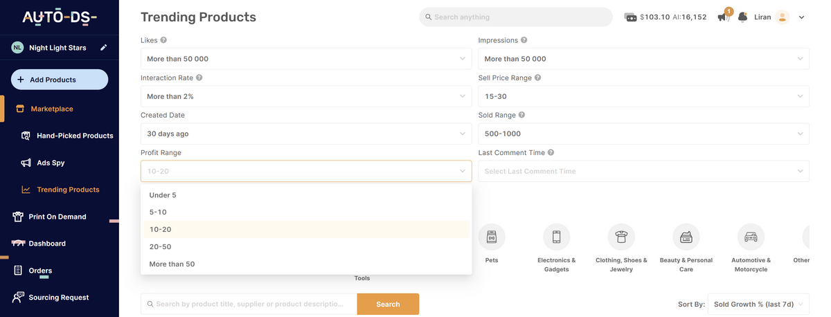 AutoDS Product Research Tool for Dropshipping