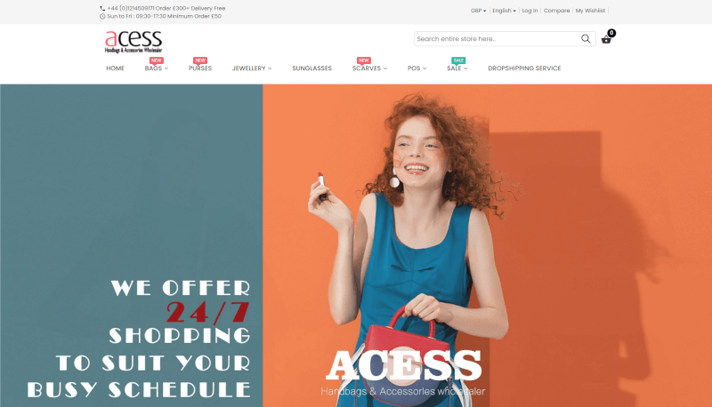 acess uk dropshipping supplier
