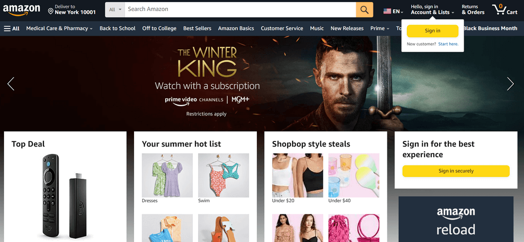 Amazon as dropshipping supplier