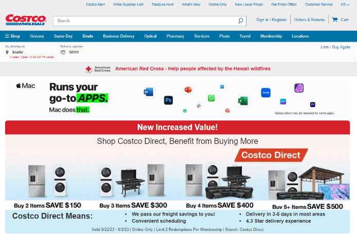 Costco fast supplier