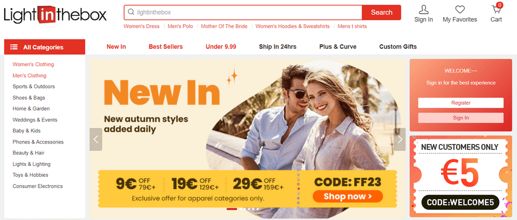 lightinthebox chinese supplier for dropshipping
