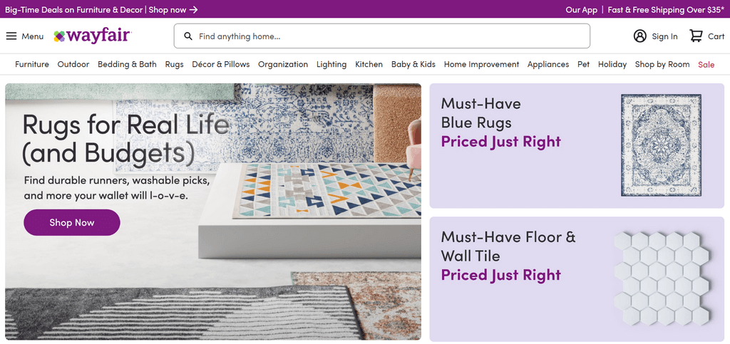 supplier for dropshipping Wayfair